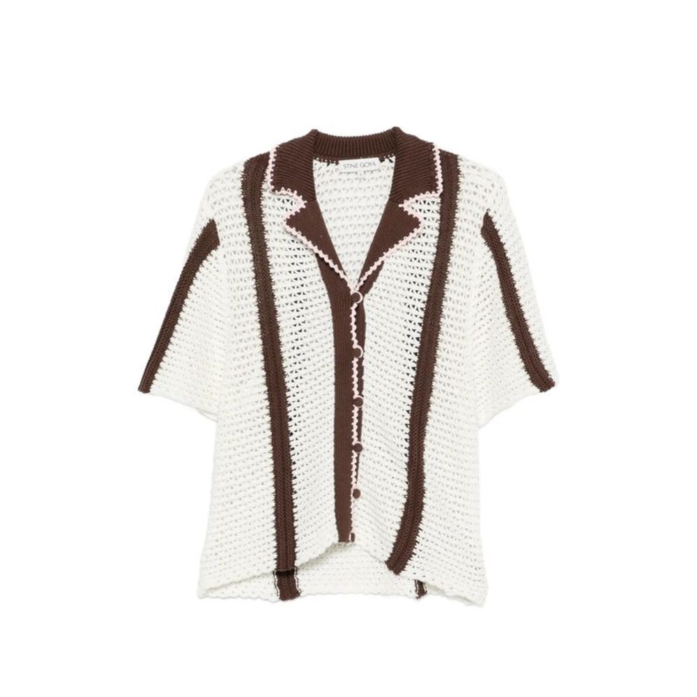 Stine Goya White Tops - Cardigans Women